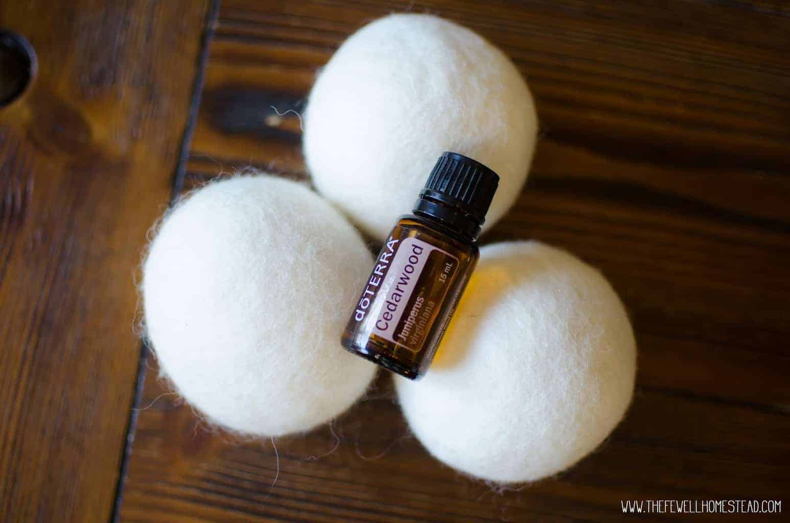 All Natural Wool Dryer Balls and Essential Oils - Amy K Fewell