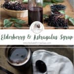 Flu Fighting Elderberry and Astragalus Syrup