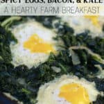 Spicy Eggs, Bacon, and Kale Recipe